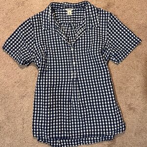 💙🤍Vintage Gingham LL Bean🤍💙